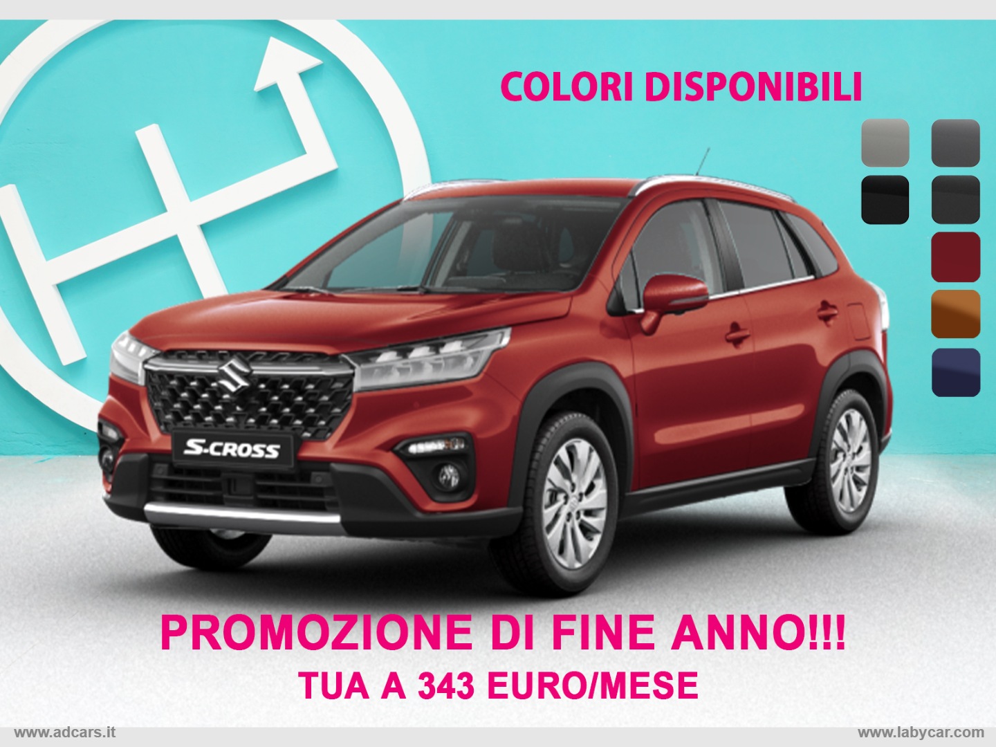 SUZUKI S-Cross 1.4 Hybrid Top 2WD SIAMO SUZUKI POINT! PROMO FINE ANNO LEGGI DESCRIZIONE