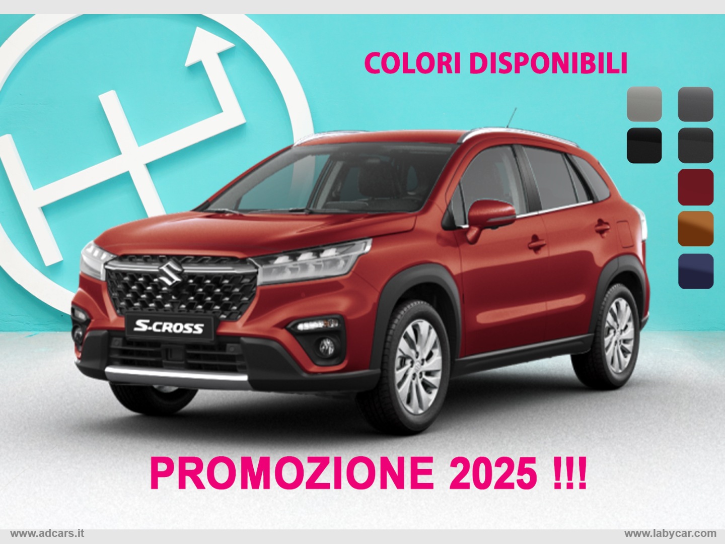 SUZUKI S-Cross 1.4 Hybrid Top 2WD SIAMO SUZUKI POINT! PREZZO PROMO 2025-LEGGI DESCRIZIONE