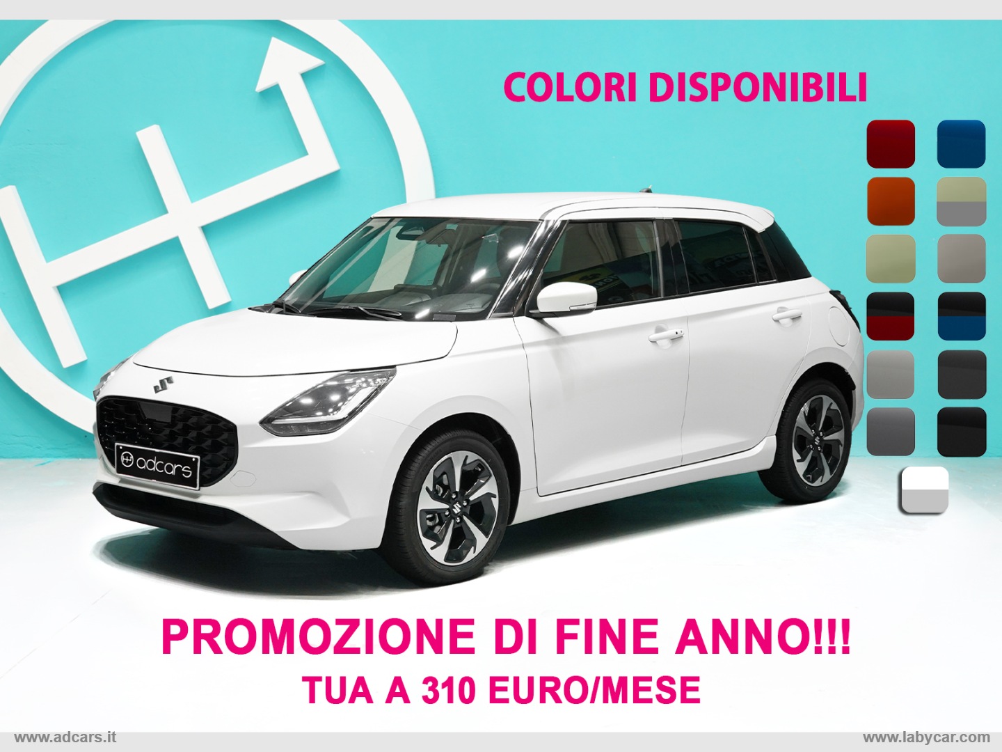 SUZUKI Swift 1.2 Hybrid 4WD AllGrip Top SIAMO SUZUKI POINT! PROMO FINE ANNO LEGGI DESCRIZIONE