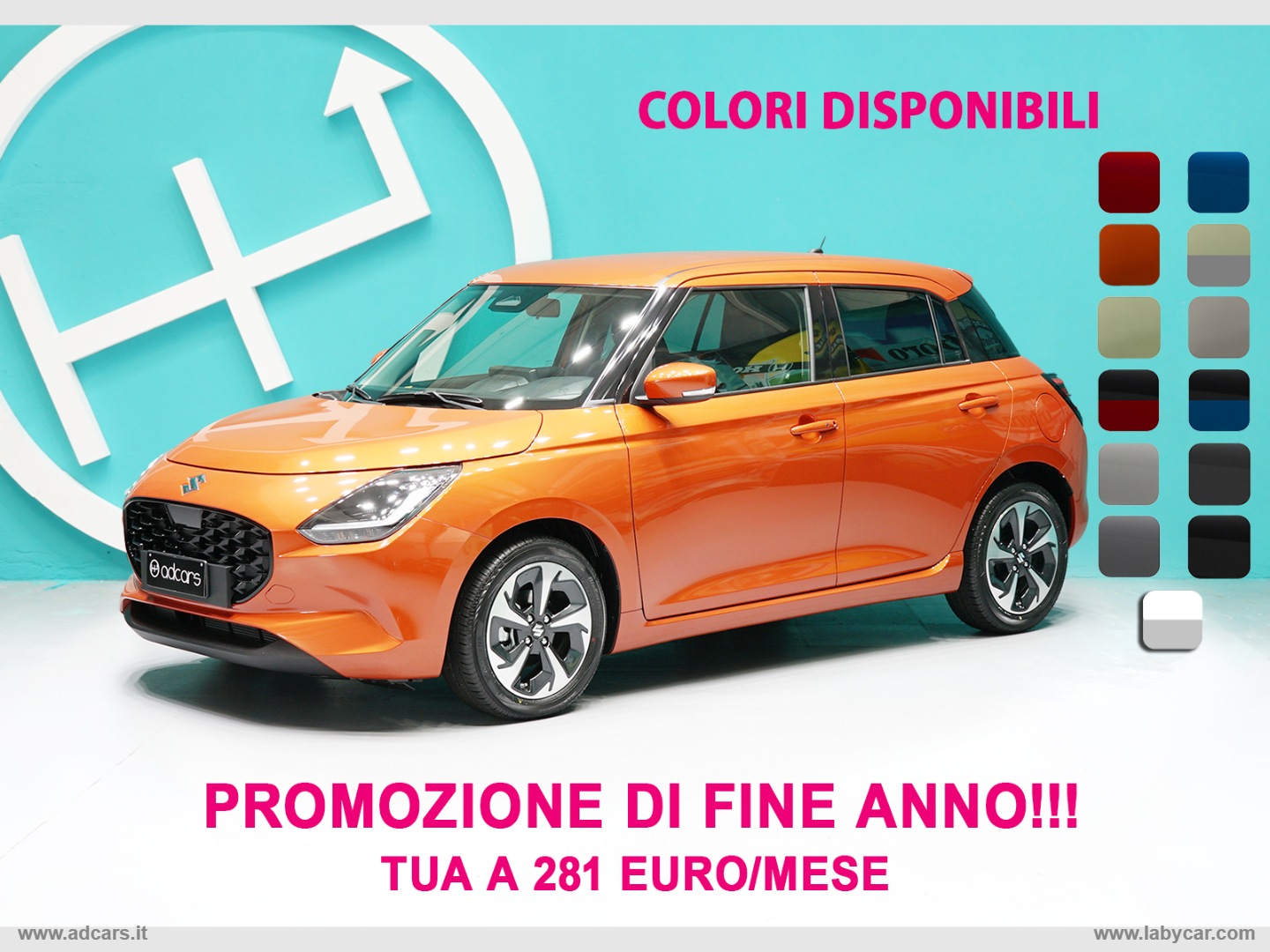 SUZUKI Swift 1.2 HYBRID TOP 2WD SIAMO SUZUKI POINT! PROMO FINE ANNO LEGGI DESCRIZIONE