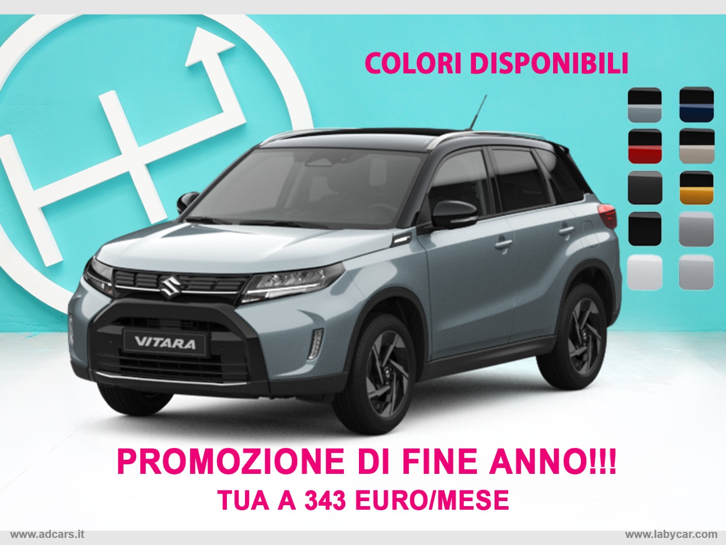 SUZUKI Vitara 1.4 Hybrid 2WD Top SIAMO SUZUKI POINT! PROMO FINE ANNO LEGGI DESCRIZIONE