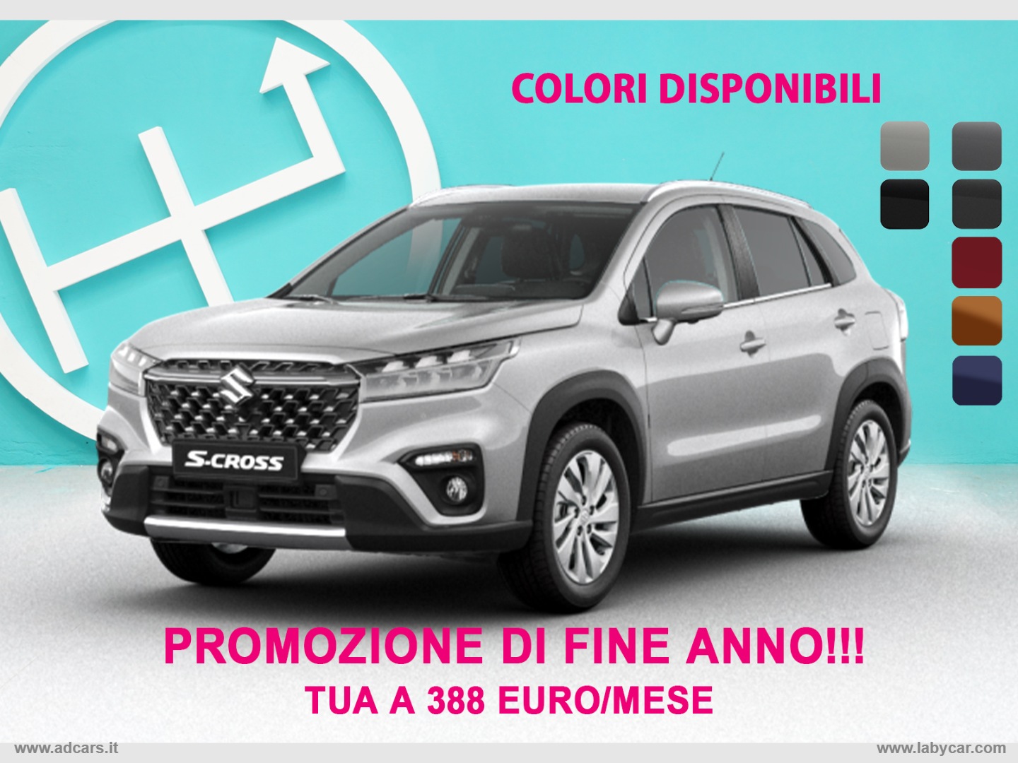 SUZUKI S-Cross 1.4 Hybrid 4WD All Grip Top SIAMO SUZUKI POINT! PROMO FINE ANNO LEGGI DESCRIZIONE