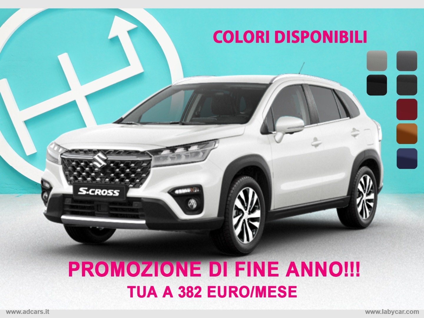 SUZUKI S-Cross 1.4 Hybrid 4WD All Grip Top+ SIAMO SUZUKI POINT! PROMO FINE ANNO LEGGI DESCRIZIONE