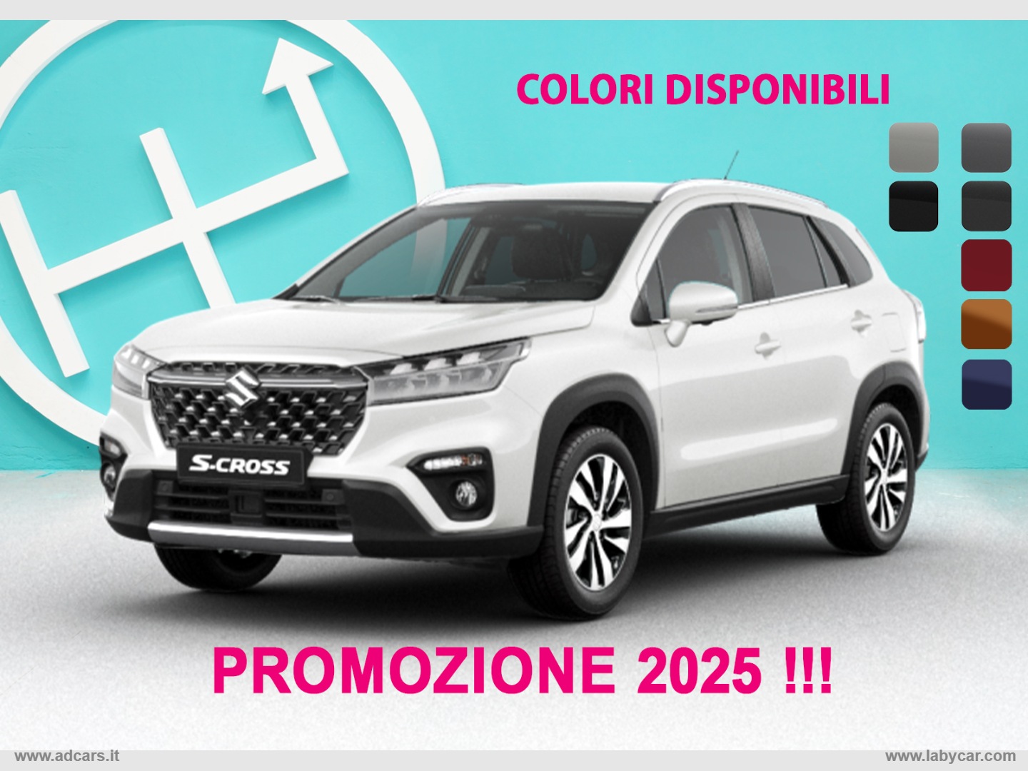 SUZUKI S-Cross 1.4 Hybrid 4WD All Grip Top+ SIAMO SUZUKI POINT! PREZZO PROMO 2025-LEGGI DESCRIZIONE