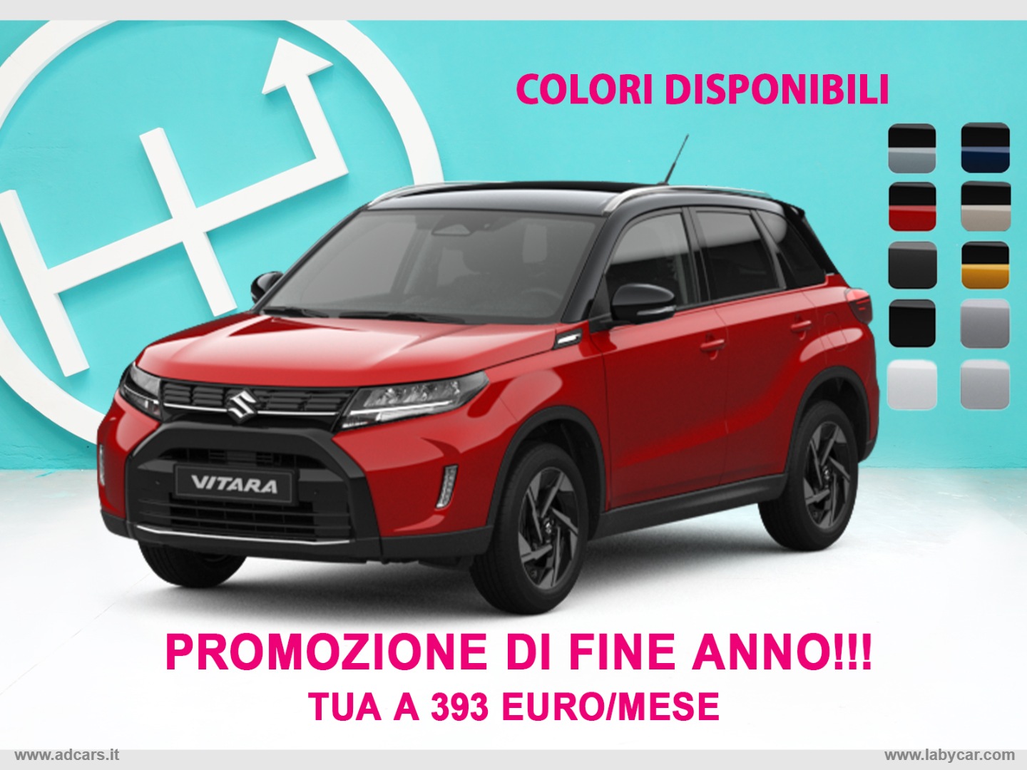 SUZUKI Vitara 1.4 Hybrid 4WD Allgrip Top SIAMO SUZUKI POINT! PROMO FINE ANNO LEGGI DESCRIZIONE