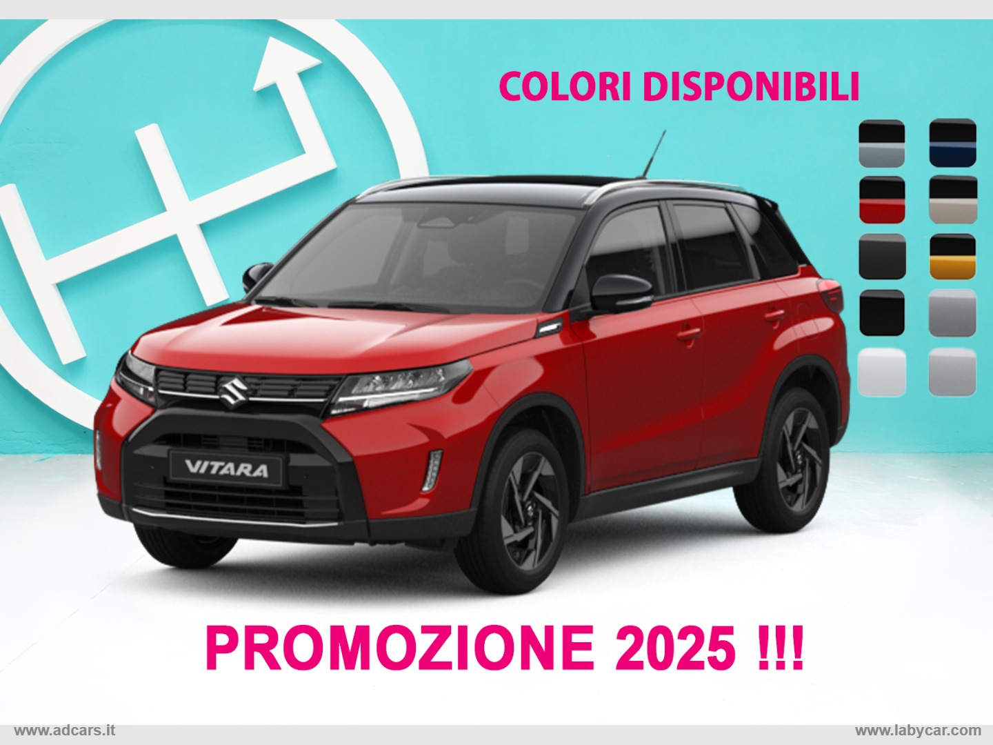 SUZUKI Vitara 1.4 Hybrid 4WD Allgrip Top SIAMO SUZUKI POINT! PREZZO PROMO 2025-LEGGI DESCRIZIONE