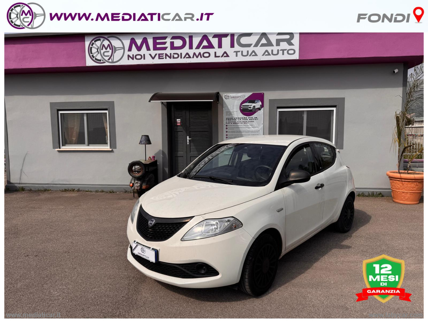 LANCIA Ypsilon 1.2 69 CV 5p. GPL Ecochic Silver 